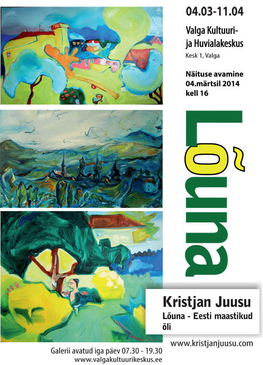 Kristjan Juusu personaalnäitus Lõuna