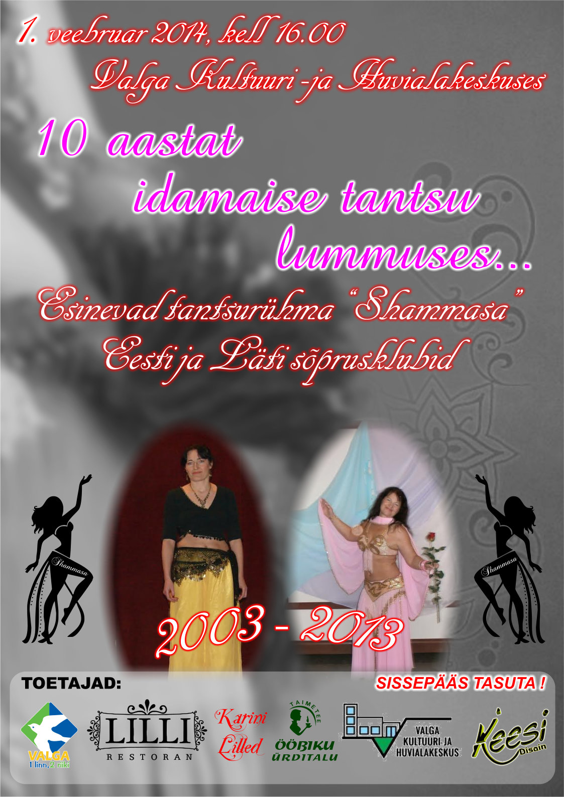 Kontsert „10 aastat Idamaise tantsu lummuses“