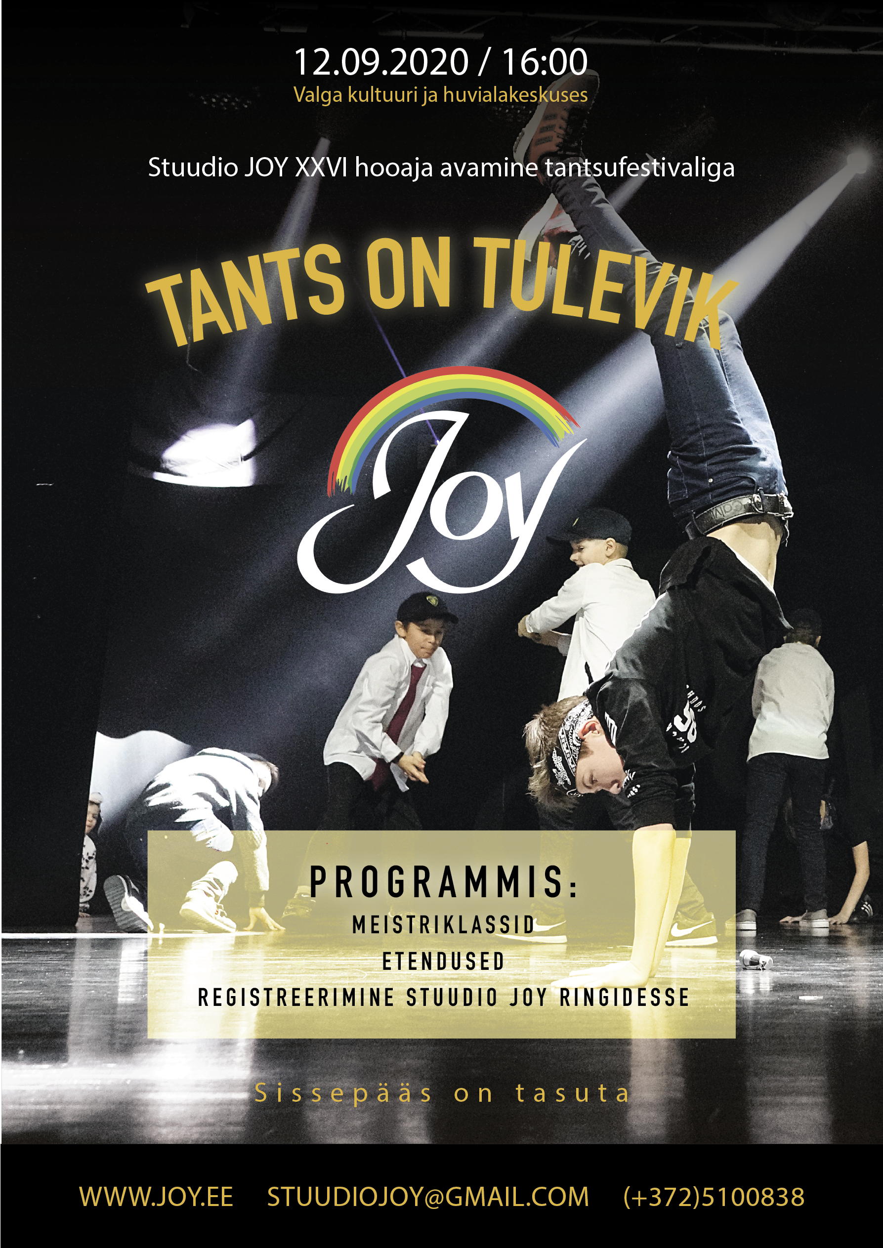 Stuudio Joy hooaja ava&uuml;ritus "Tants on tulevik"